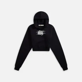 1017 ALYX 9SM Piercing Crop Hoodie - Black