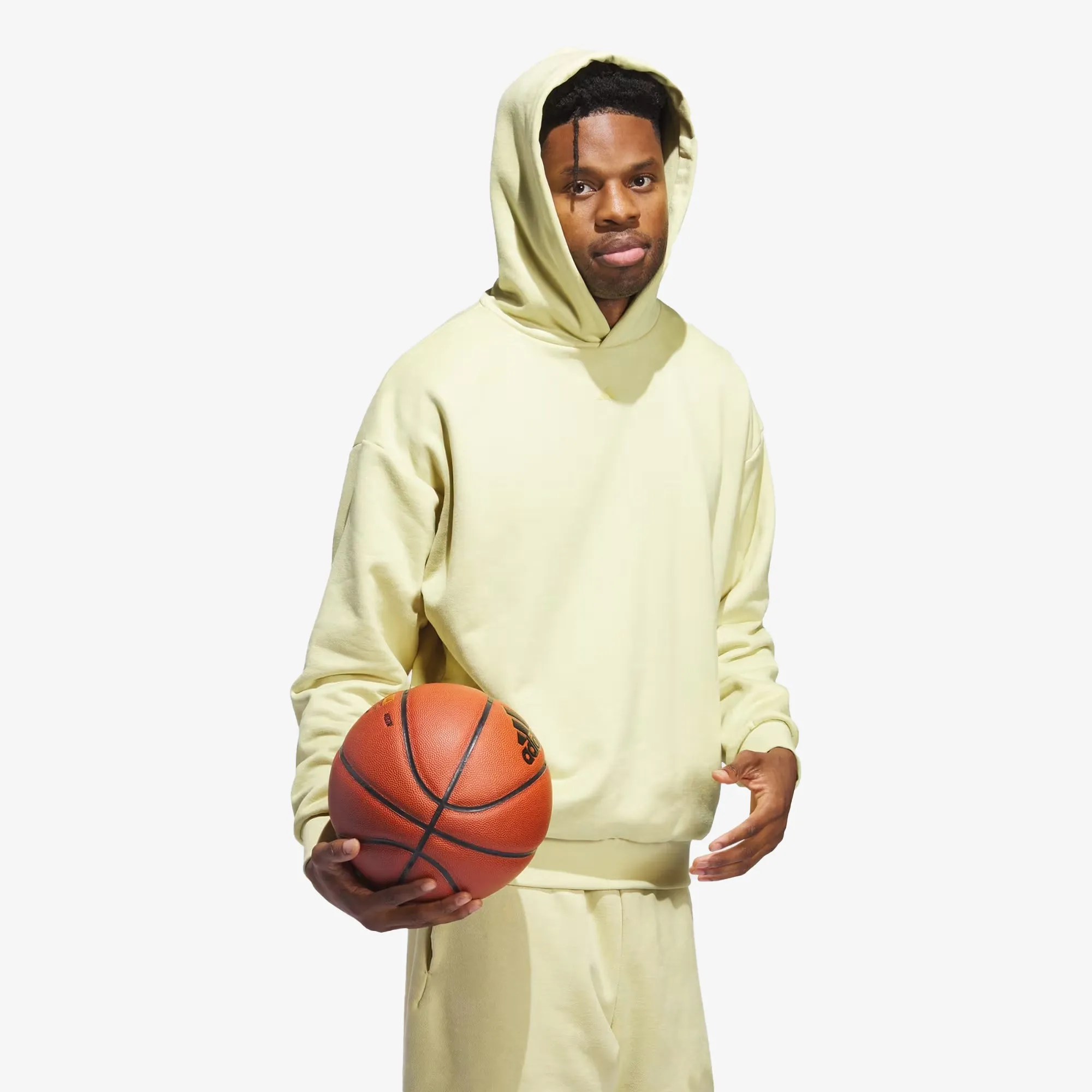 Adidas Originals | BASKETBALL SUEDE HOODIE  { HALO GOLD