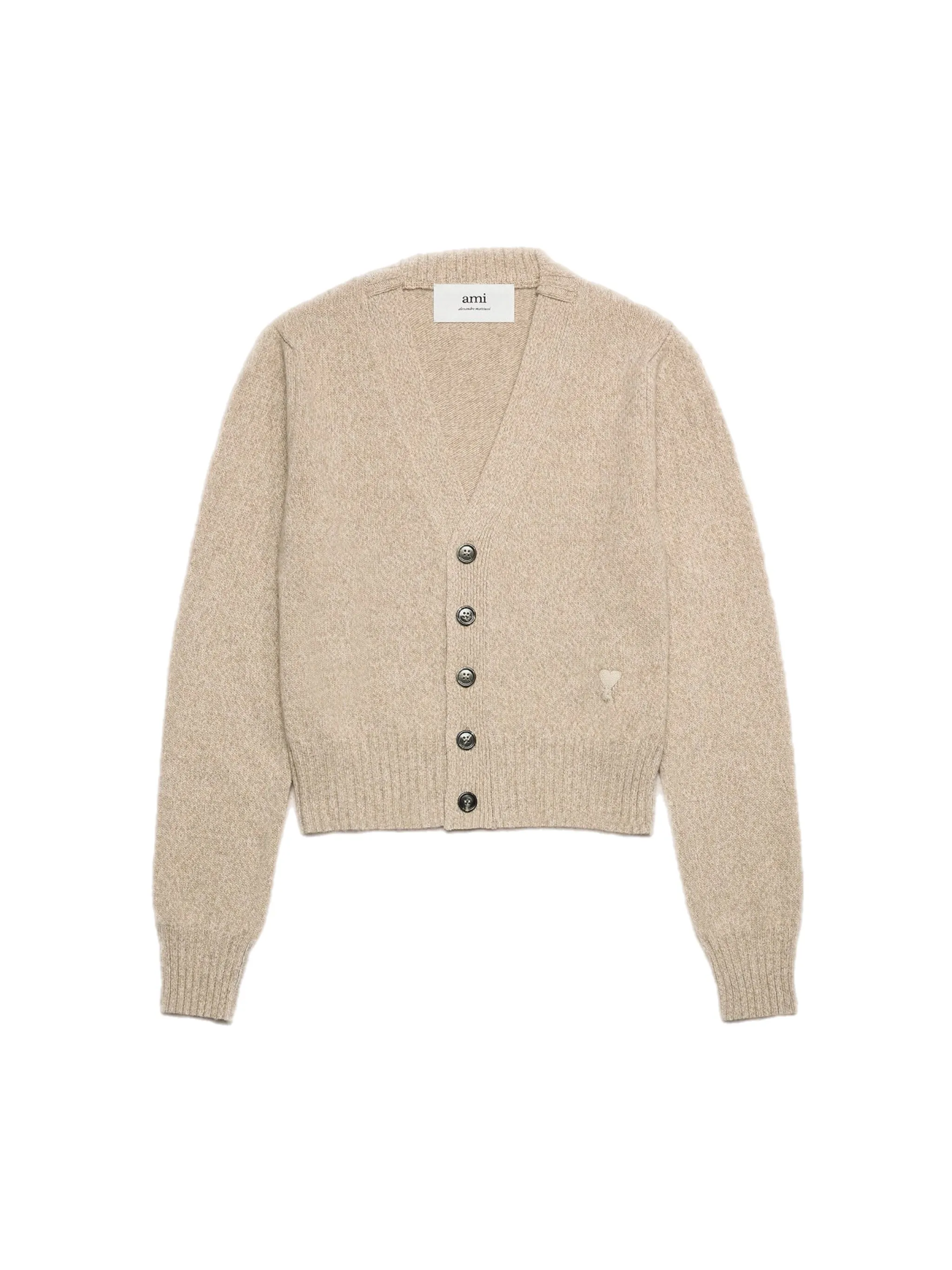 ami Paris Tonal Ami De Coeur Cardigan HKC127.005