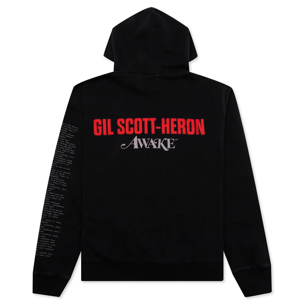 Awake NY x Gil Scott Heron Hoodie - Charcoal