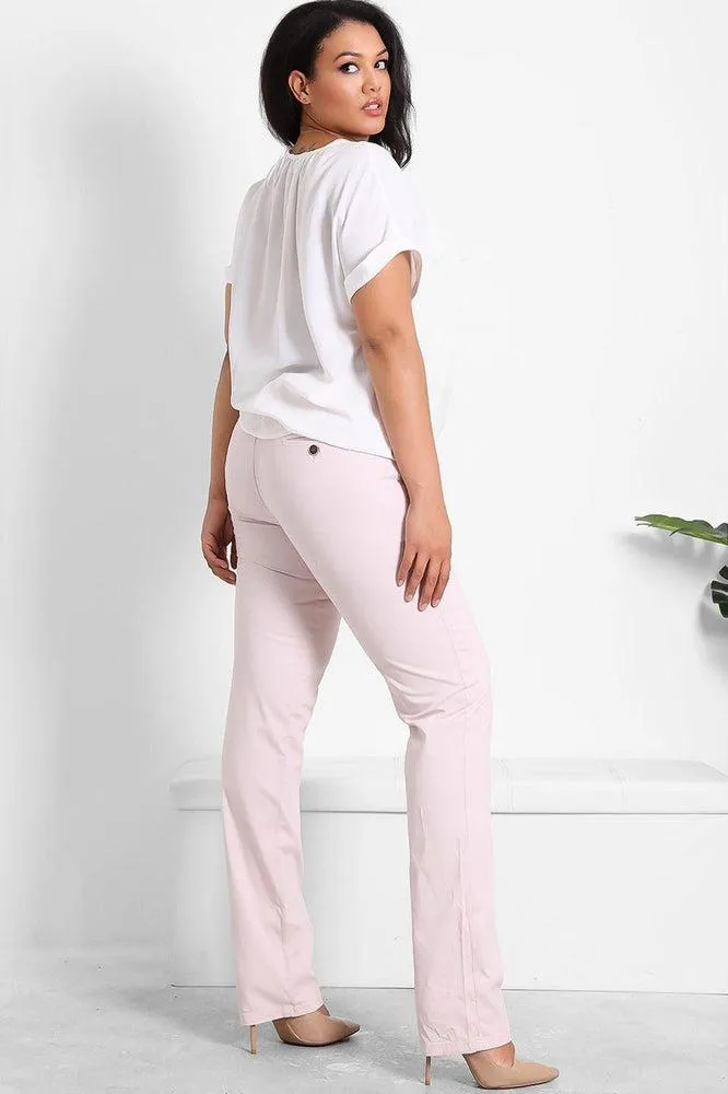 Baby Pink Stretchy Skinny Jeans