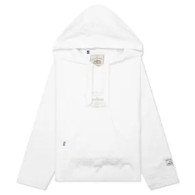 Beach Baja Hoodie - White