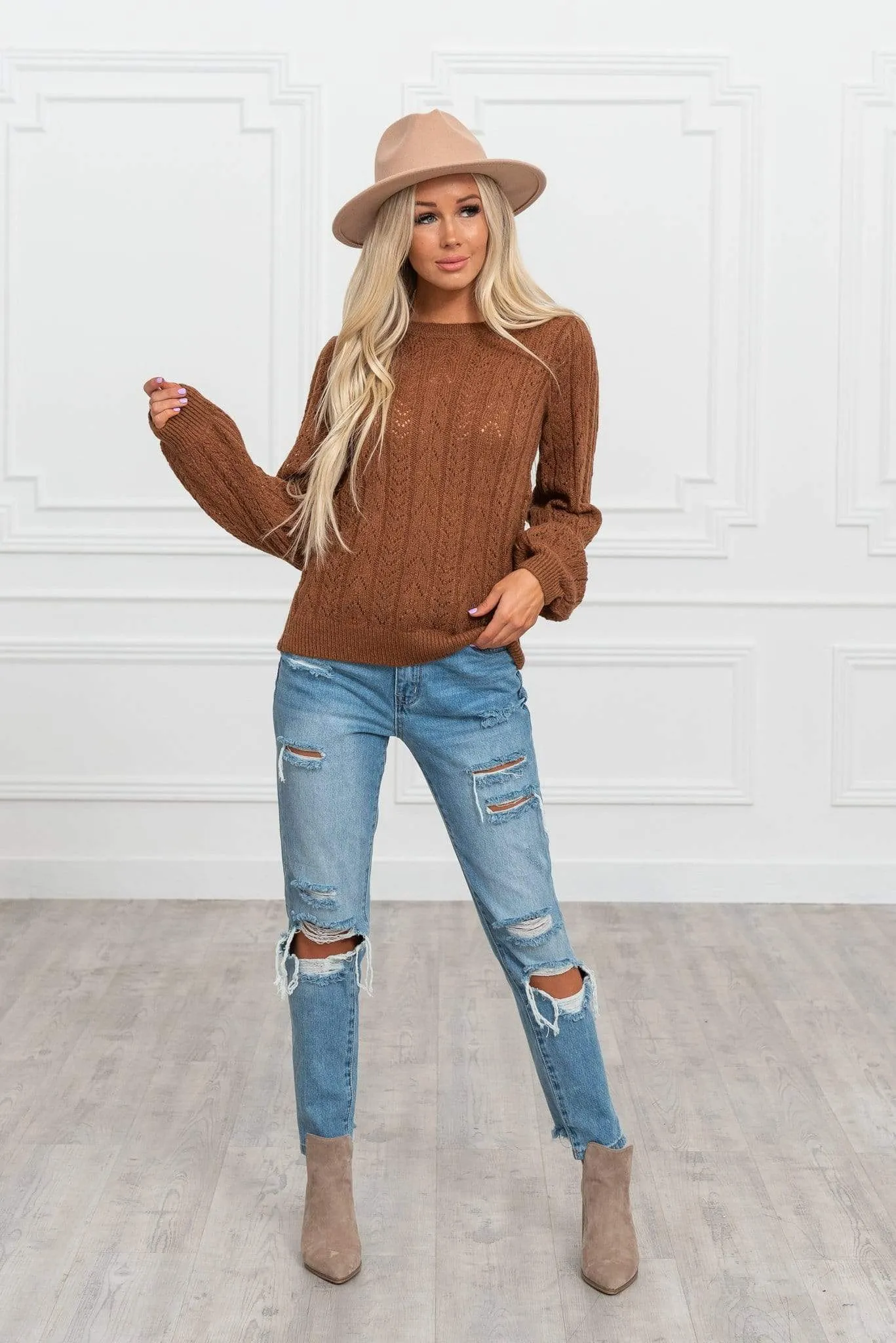 Belle Detailed Knit Sweater