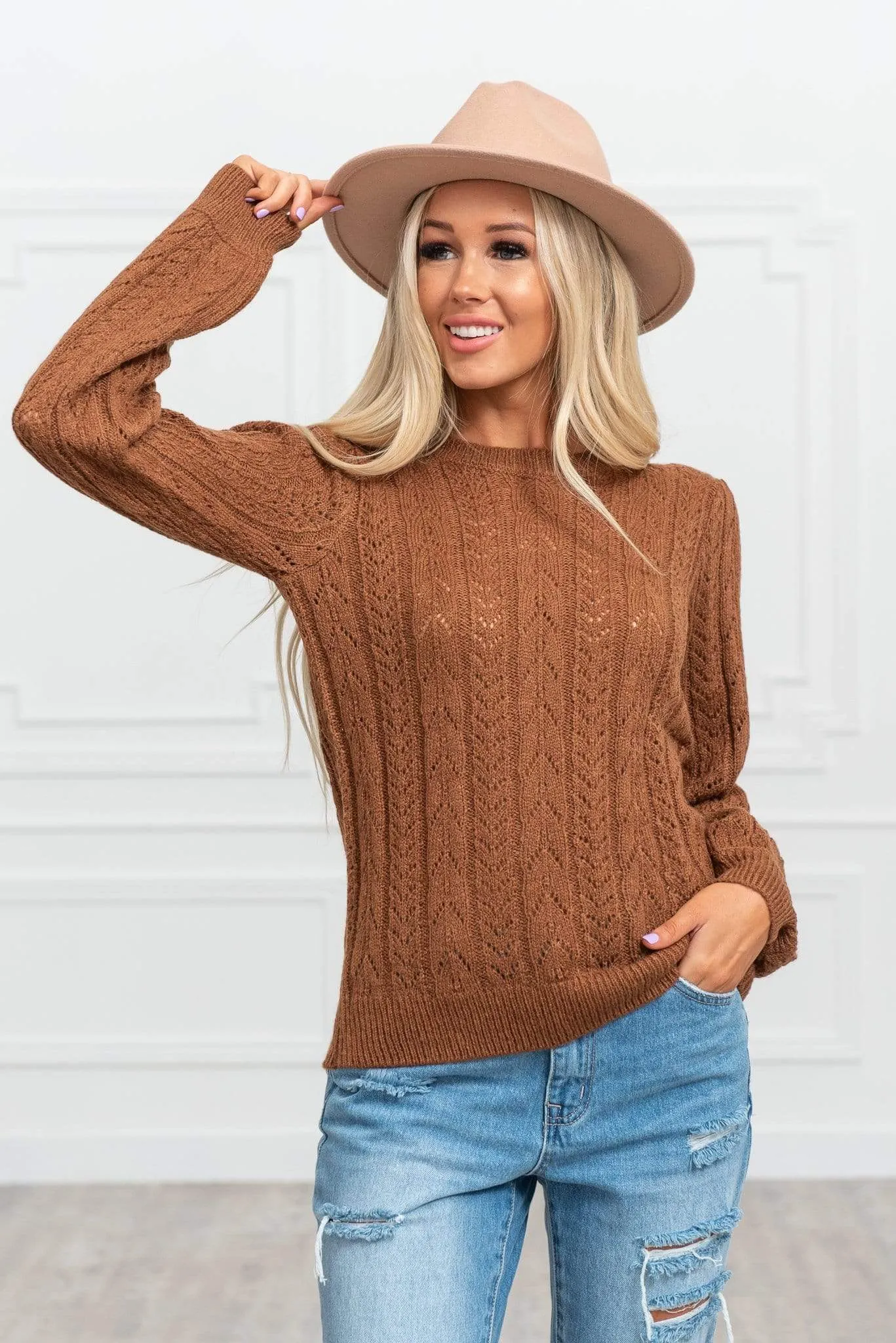 Belle Detailed Knit Sweater