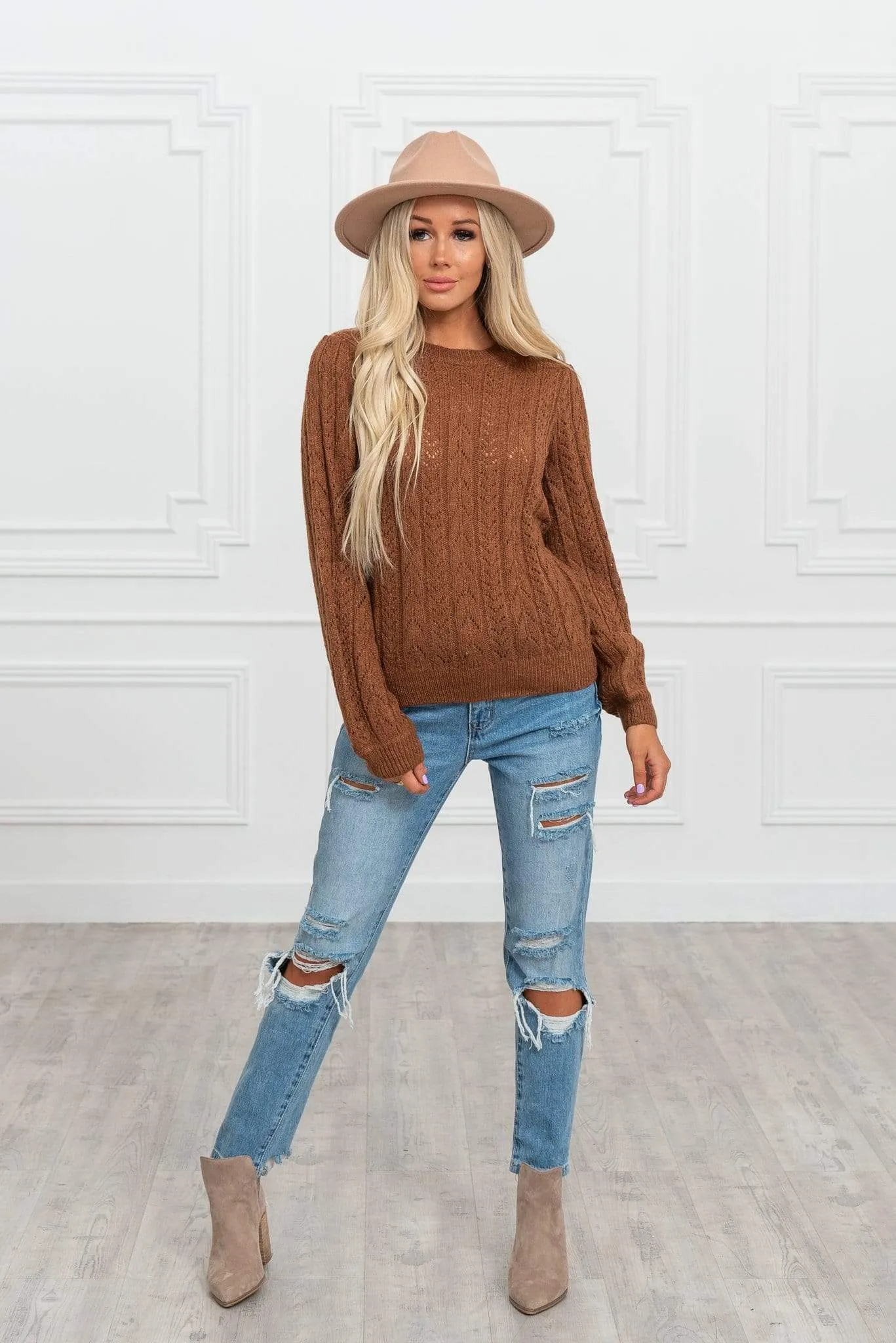 Belle Detailed Knit Sweater