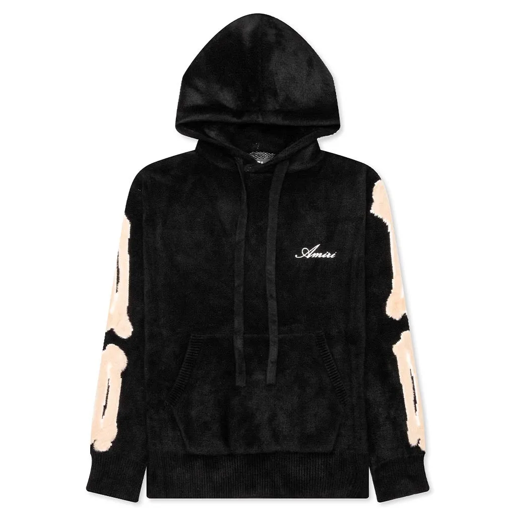 Bones Sleeves Hoodie - Black