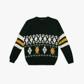 Boy's Regular Fit Jacquard Sweater