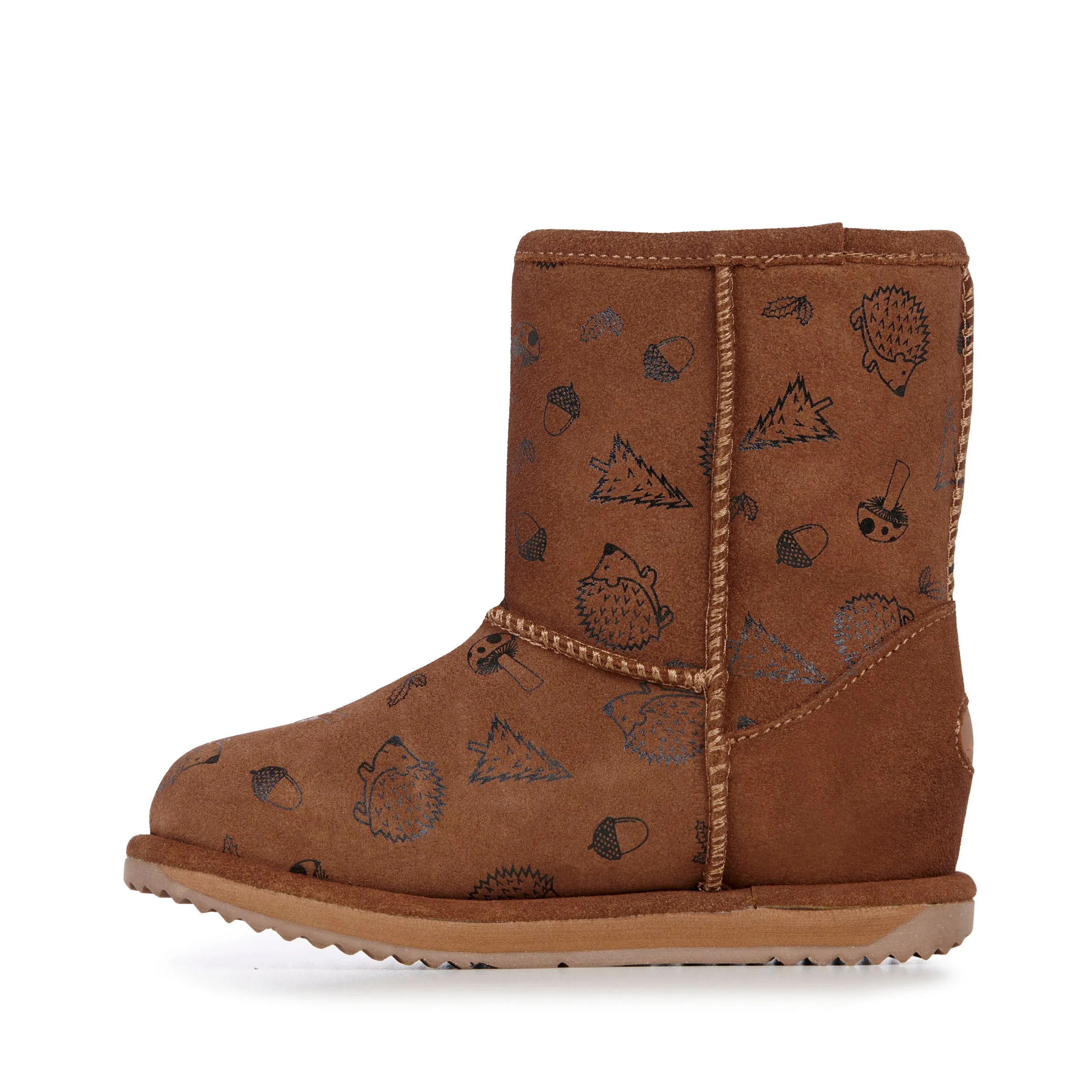 Brumbly Woodland Kid's Sherpa Boot - Oak