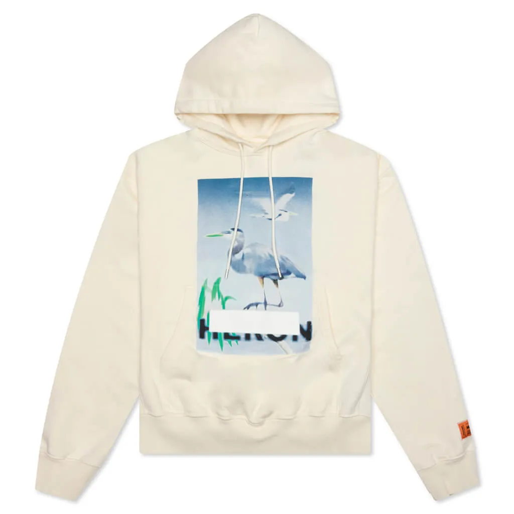 Censored Heron Hoodie - White/Light