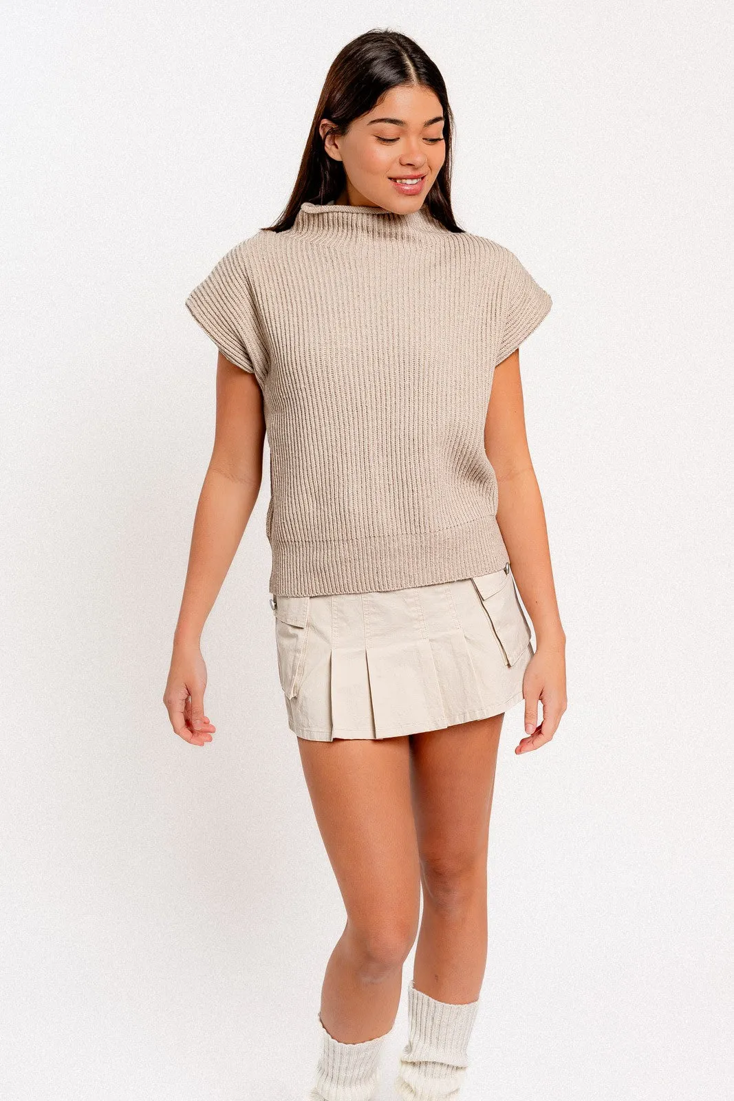 Chloe Sweater - Taupe