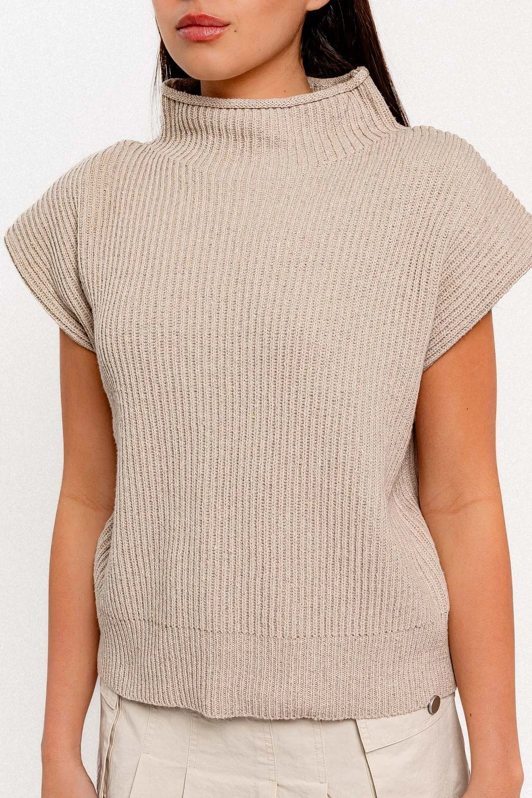 Chloe Sweater - Taupe