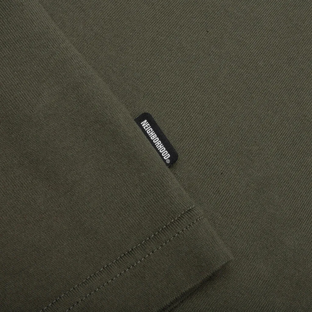 Classic Crewneck CO S/S - Olive Drab