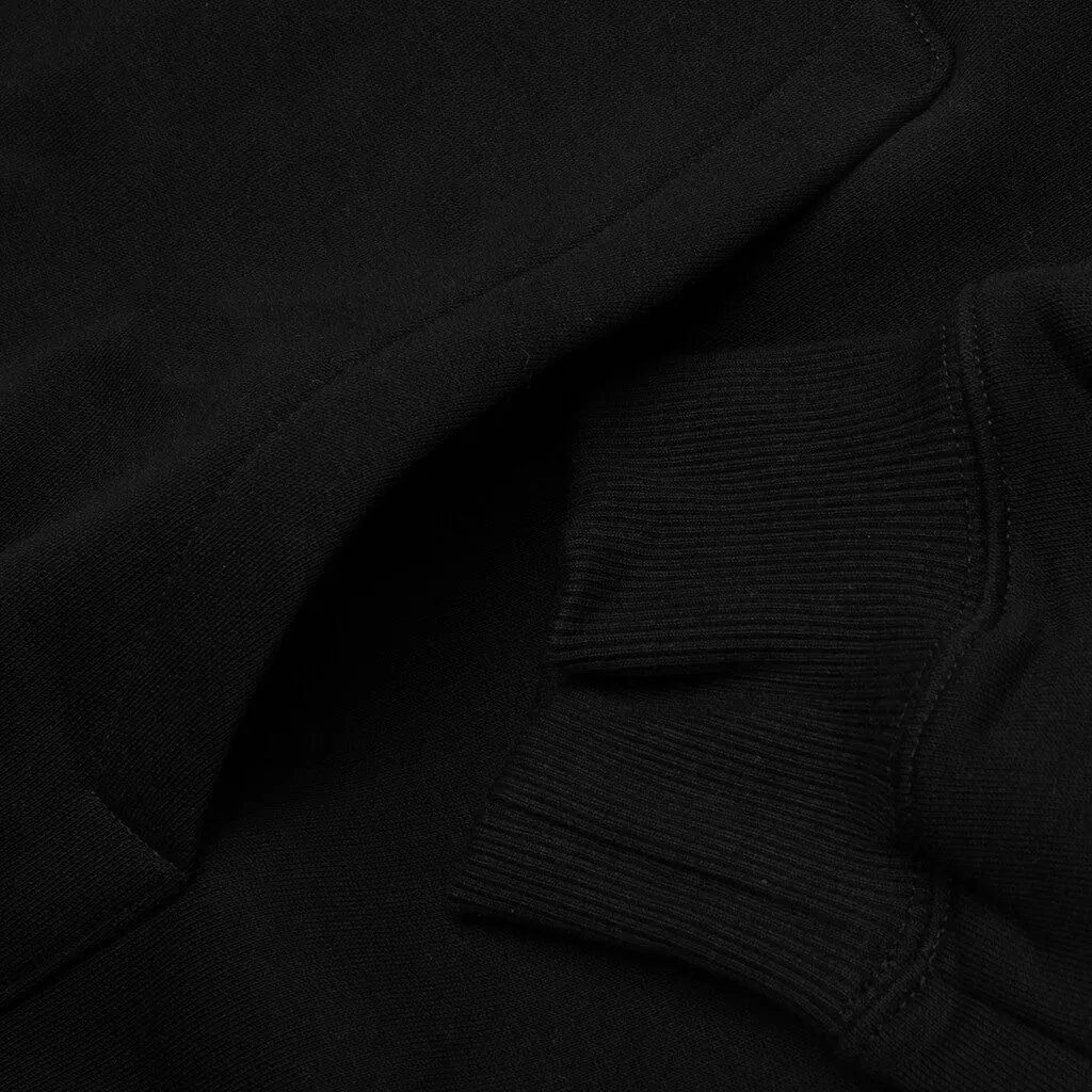 Classic Oversized Curblace Hoodie - Black