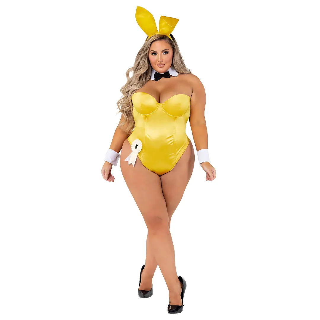 Classic Playboy Bunny Costume - 7 Colours