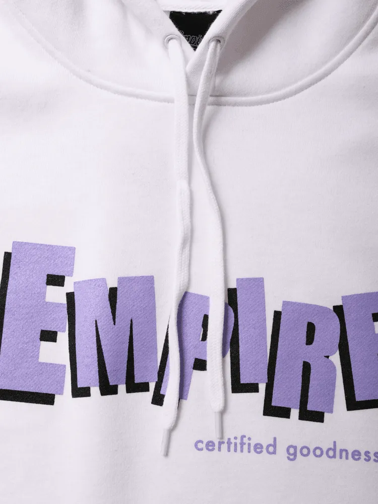 Empire Certified Hood - White / Purple