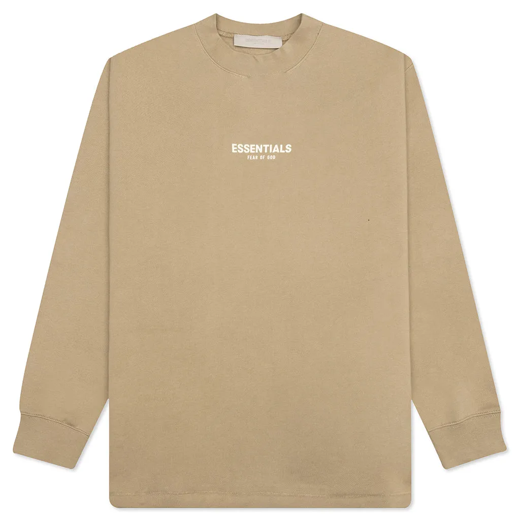 Essentials L/S Crewneck - Oak