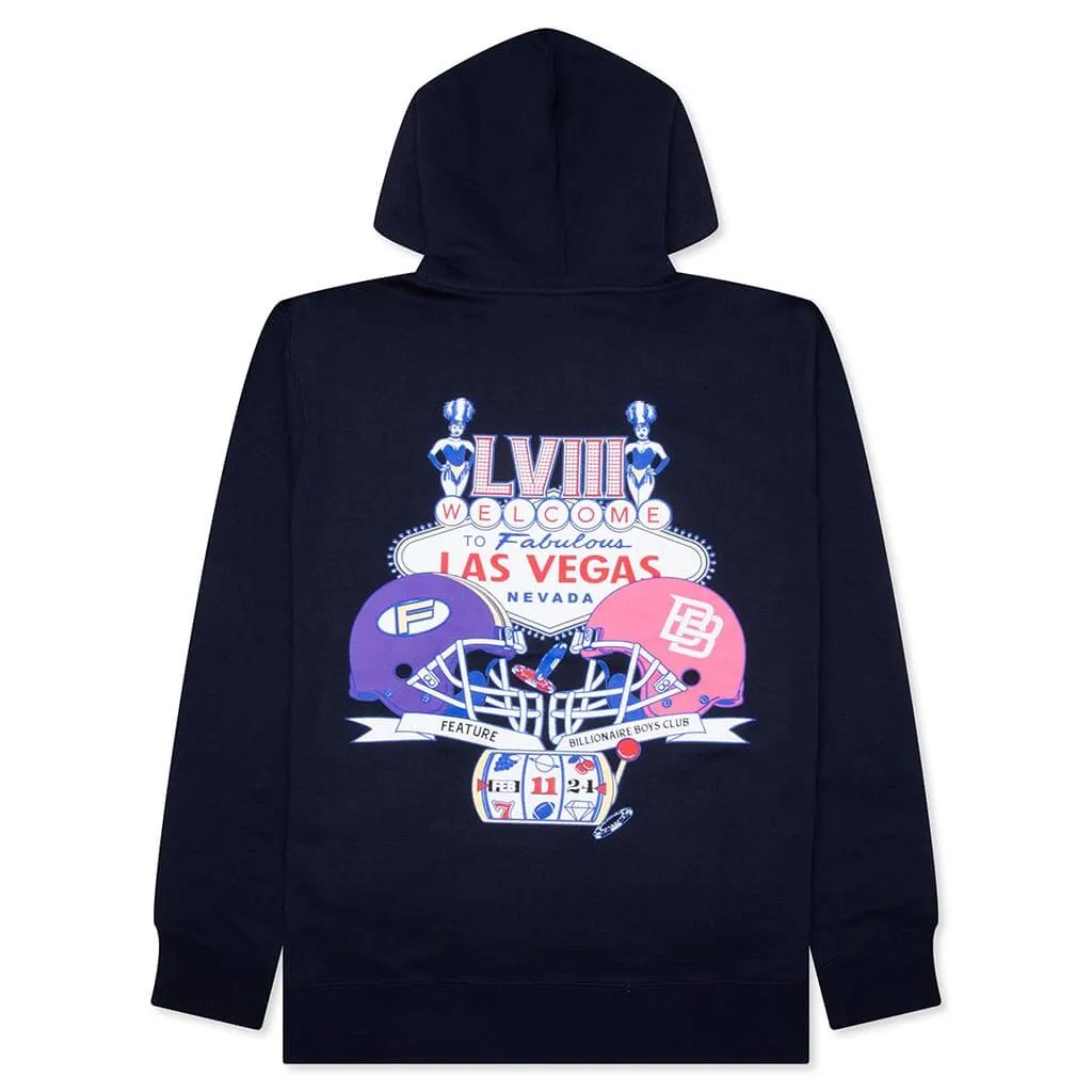 Feature x Billionaire Boys Club Las Vegas Hoodie - Navy