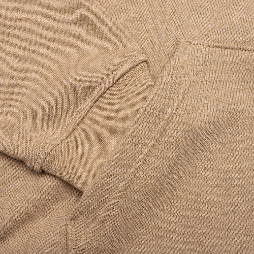 Flight Fleece Pullover Hoodie - Hemp/Heather/Sail