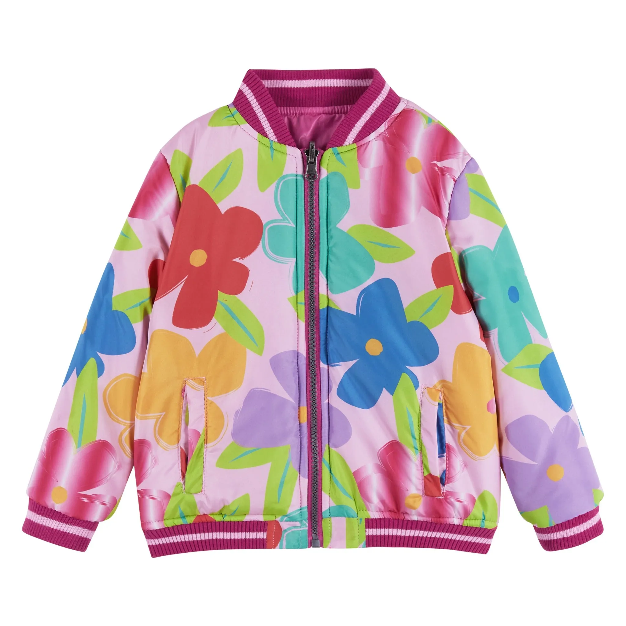 Floral Bomber Jacket