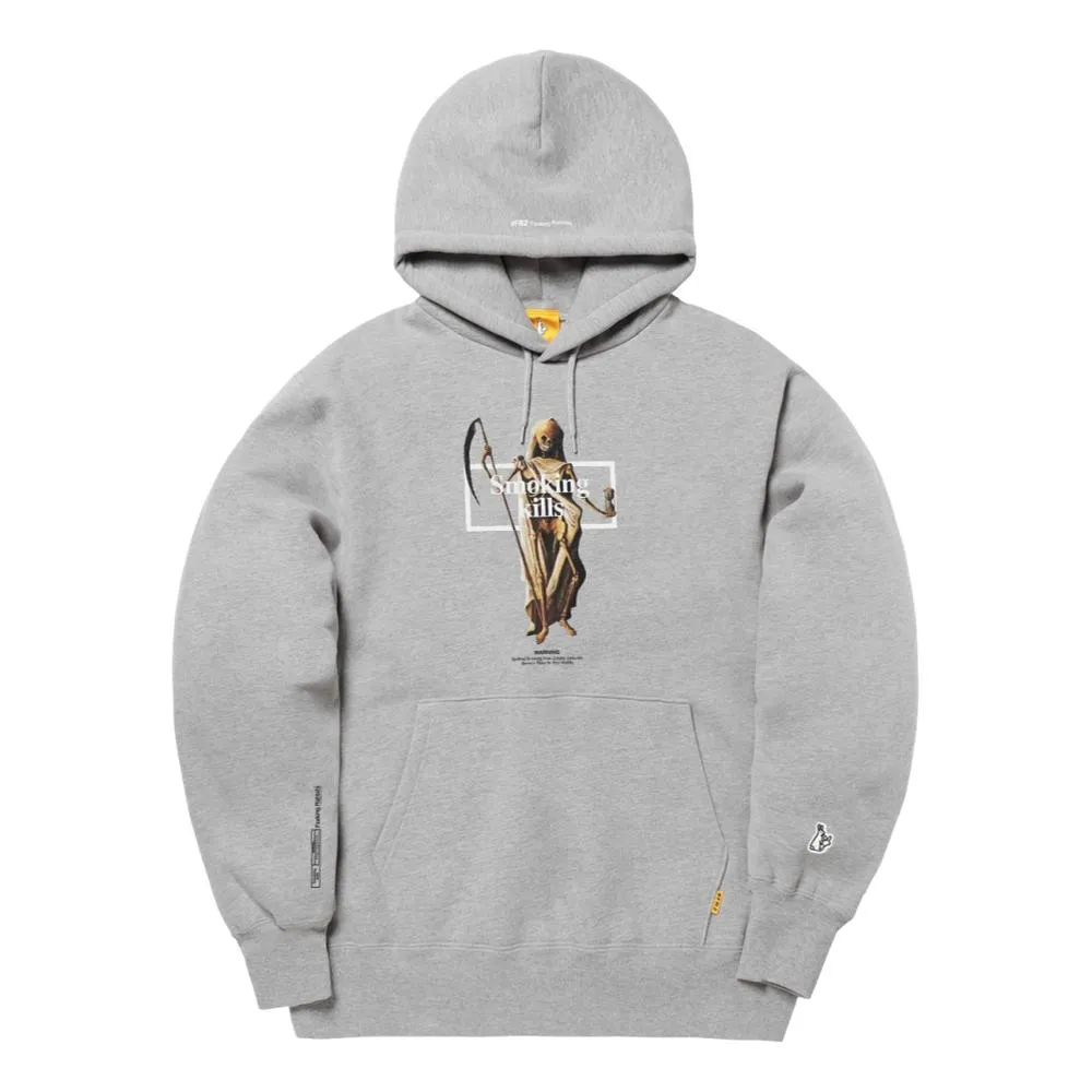 #FR2 SMOKING DEATH HOODIE-GREY