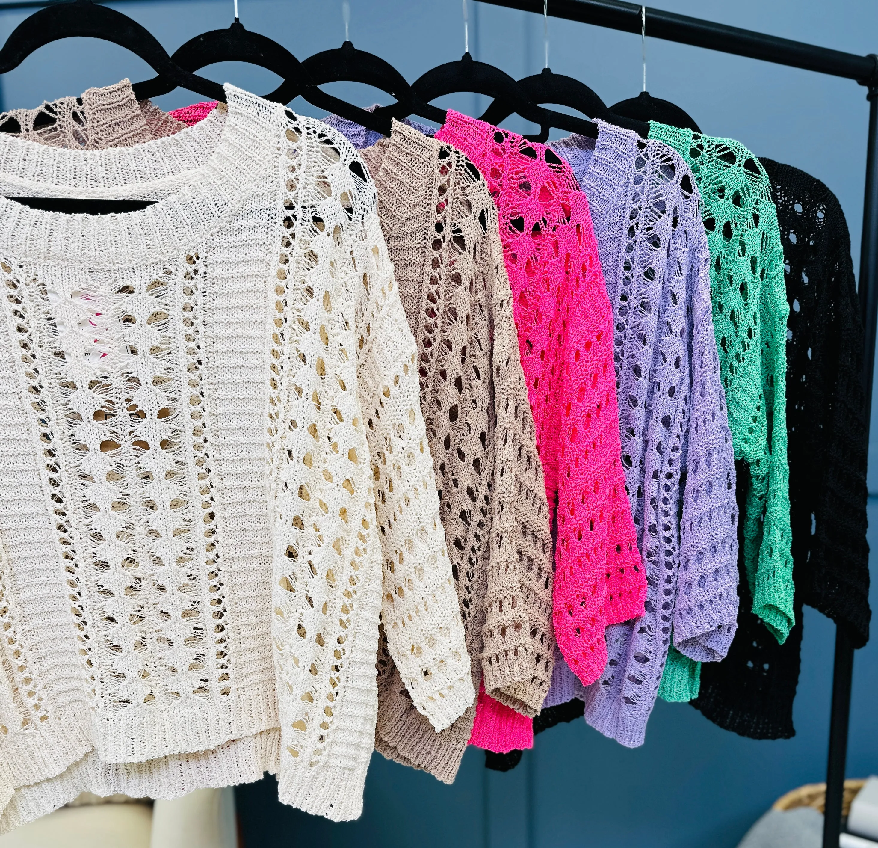 Free To Frolic Sweater- Multiple Colors!