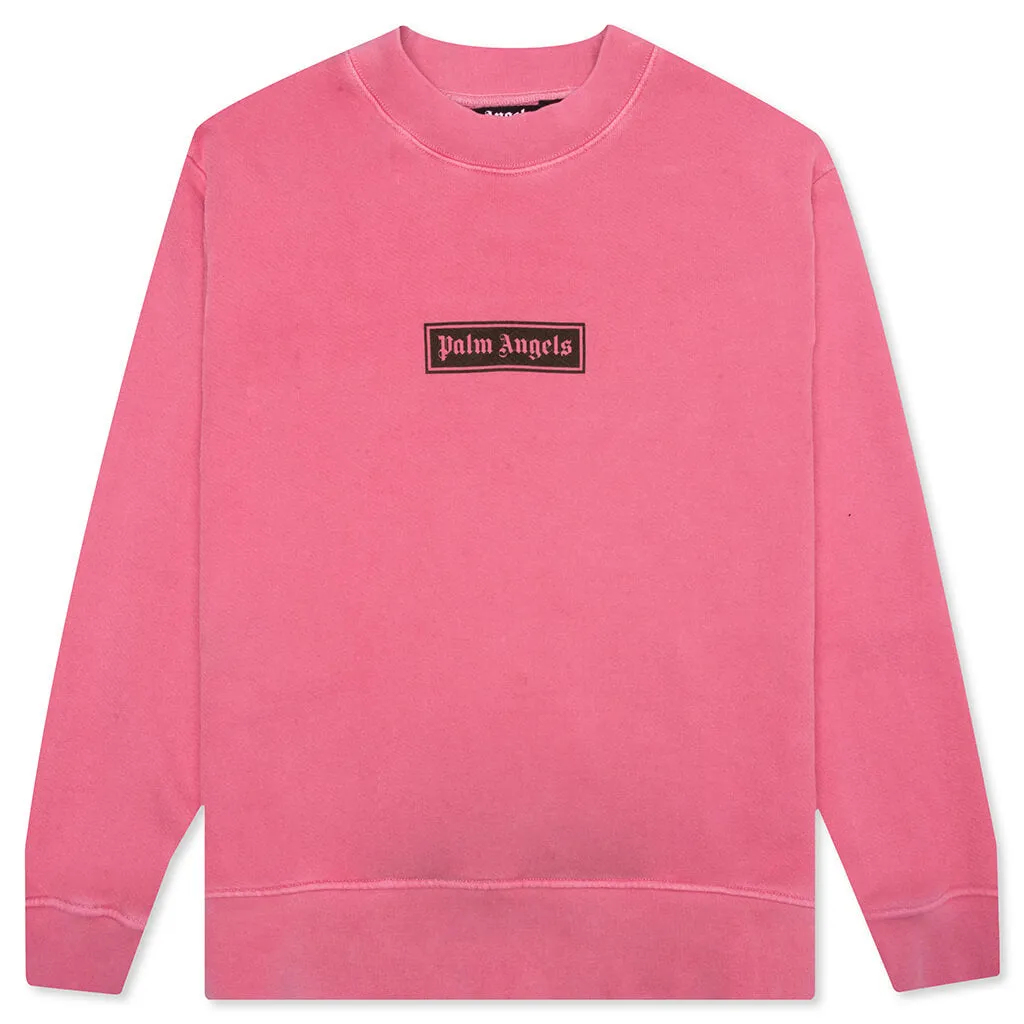 GD Box Logo Crew - Fuchsia/Black