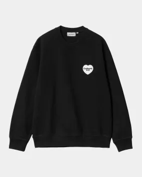 Heart Bandana Sweatshirt | Black / White