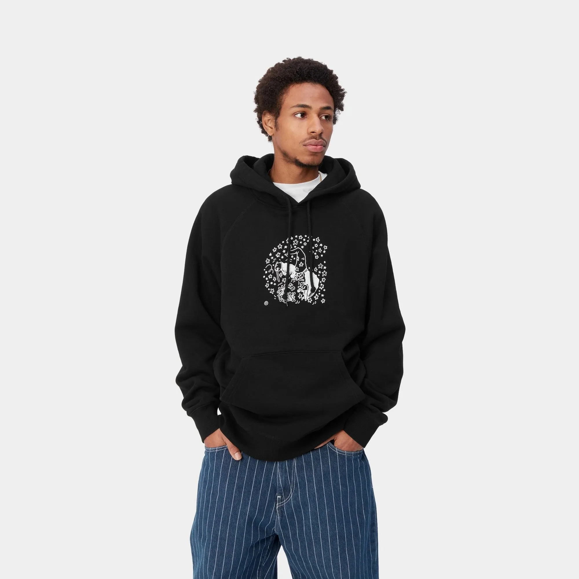 Hooded Hocus Pocus Sweatshirt | Black / White