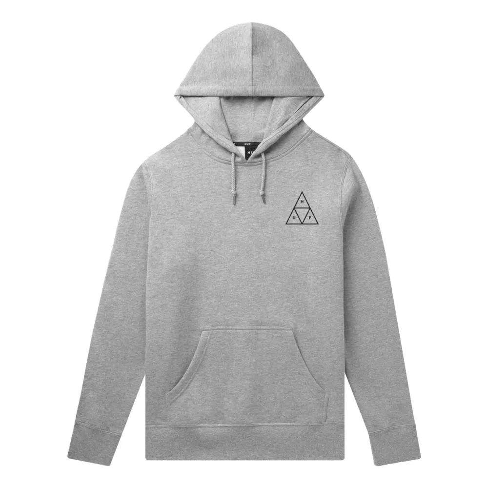 HUF ESSENTIALS TT P/O HOODIE-ATHLETIC HEATHE