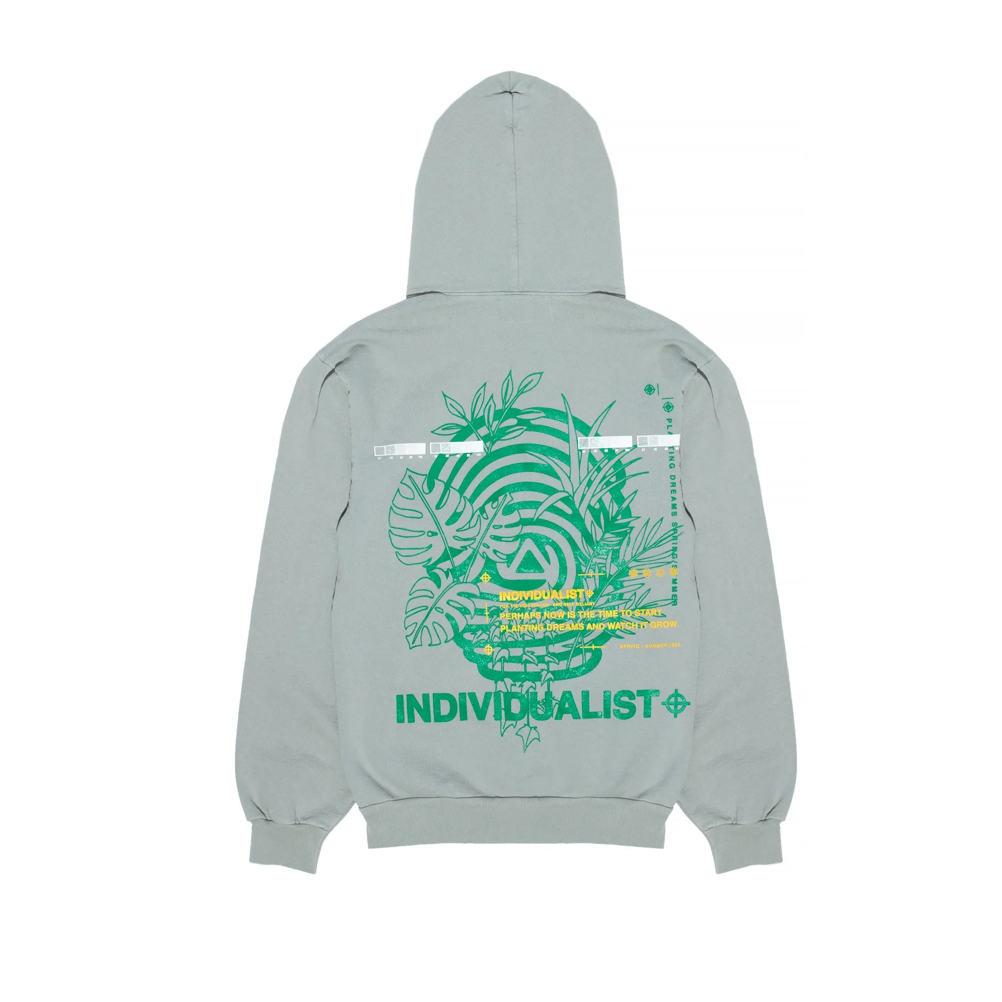 INDVLST Mens Green Thumb Hoodie