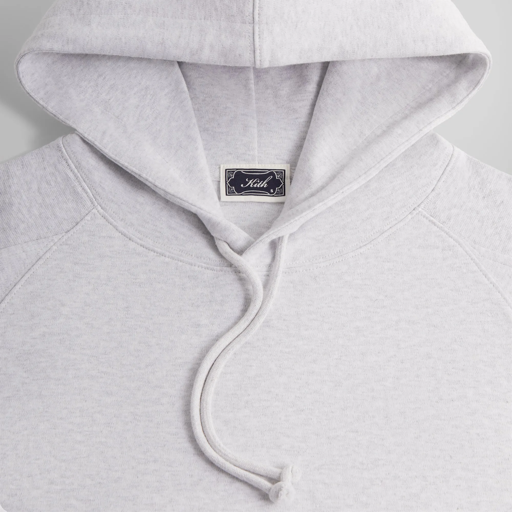 Kith Interlock Bleecker Hoodie - Light Heather Grey