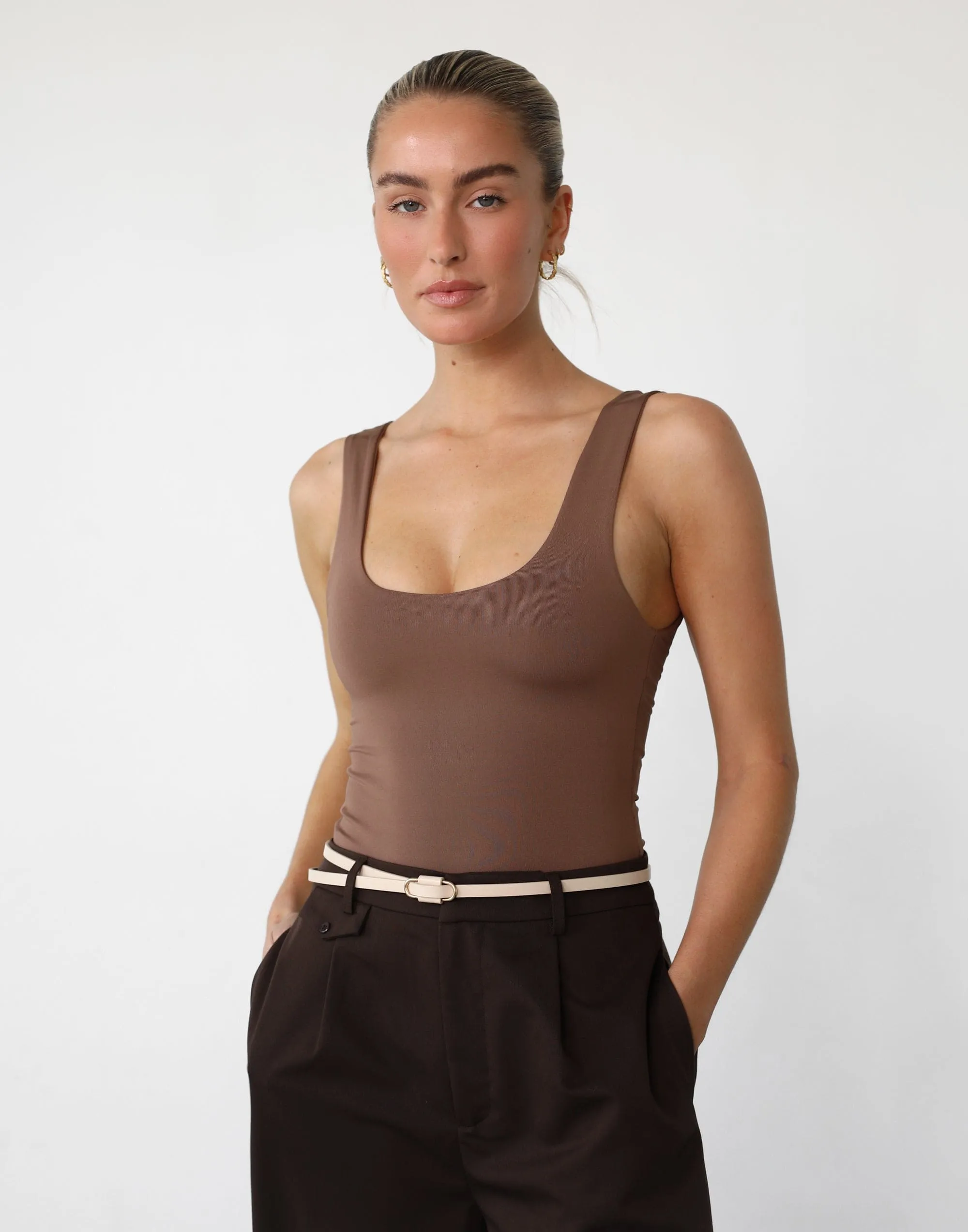 Levitate Bodysuit (Mocha)