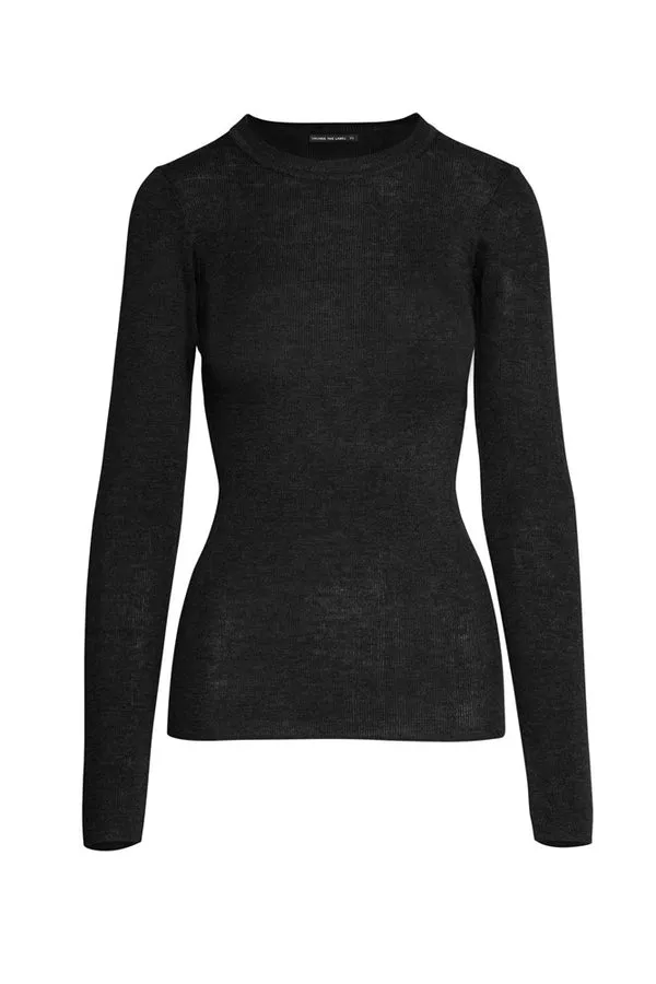 Lounge The Label - Berlin Top - Merino Wool - Black