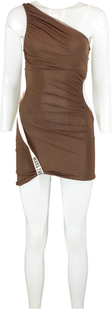 Mars the Label Brown The One Sleeve Mesh Mini UK 6