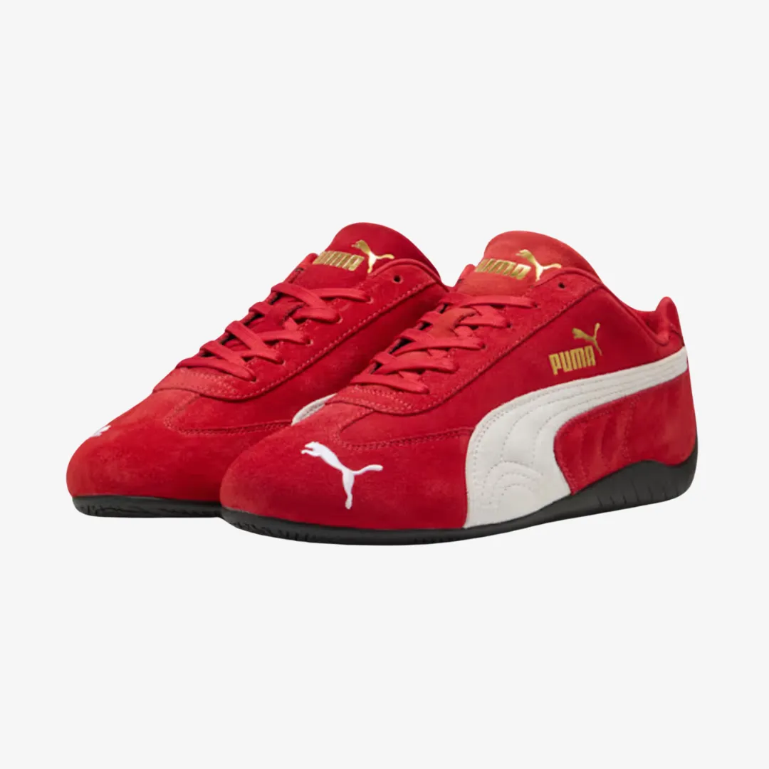 mens puma speedcat og (red/puma white)