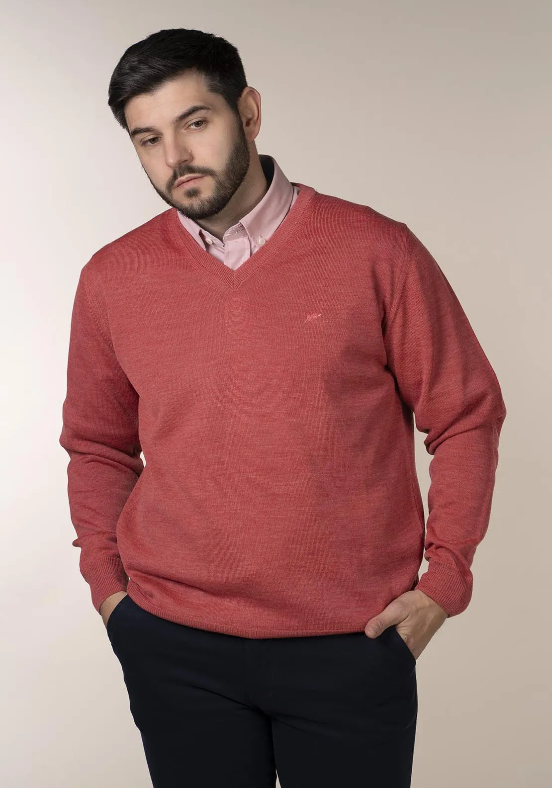 Mens V-Neck Jumper