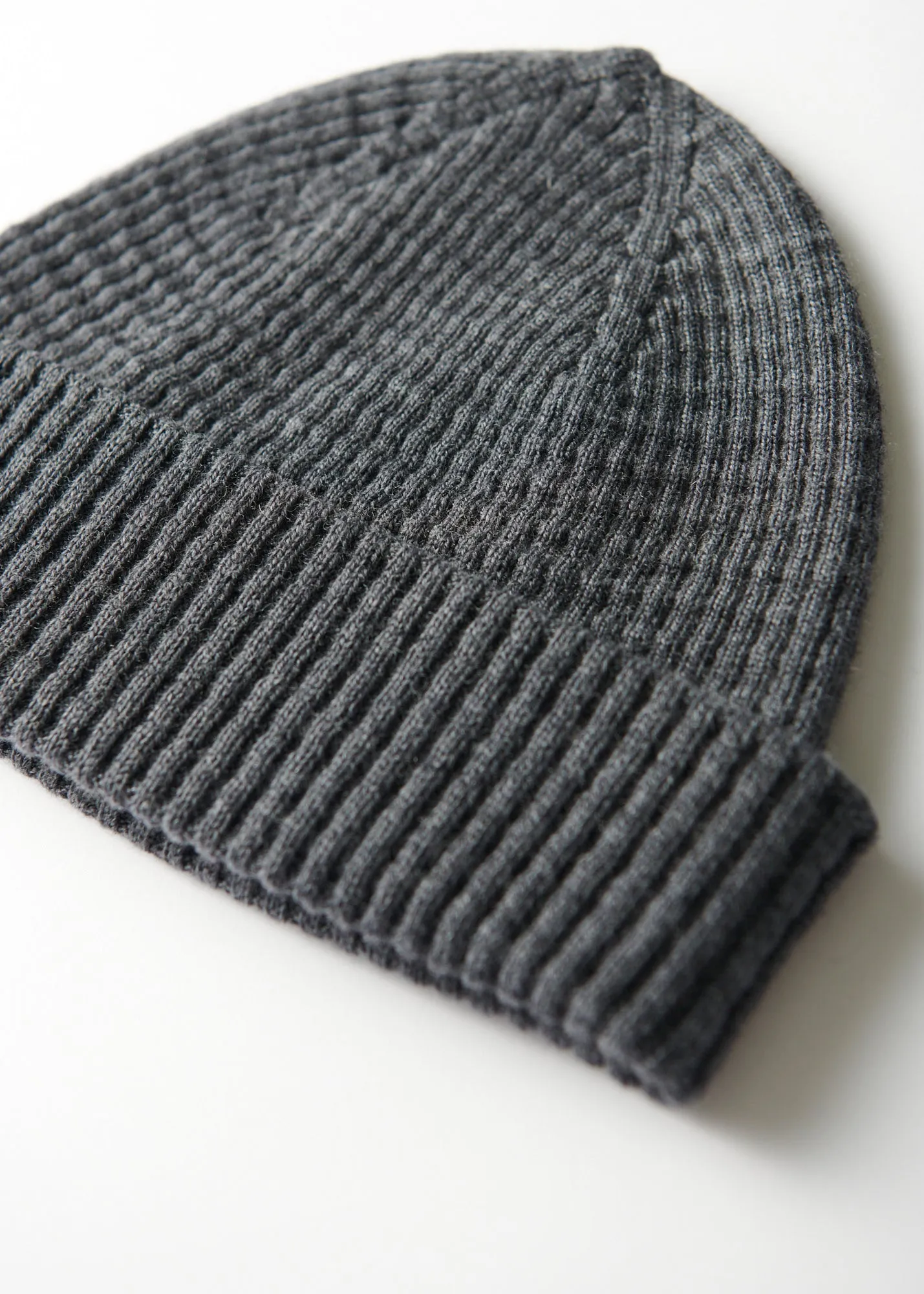 MERINO WAFFLE BEANIE