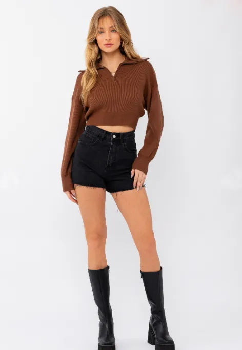 Micheala Crop Sweater