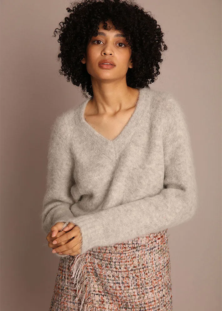 Munthe Larussa Sweater - Light Grey