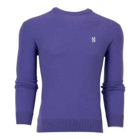 Northwestern Tomahawk Cashmere Crewneck Sweater