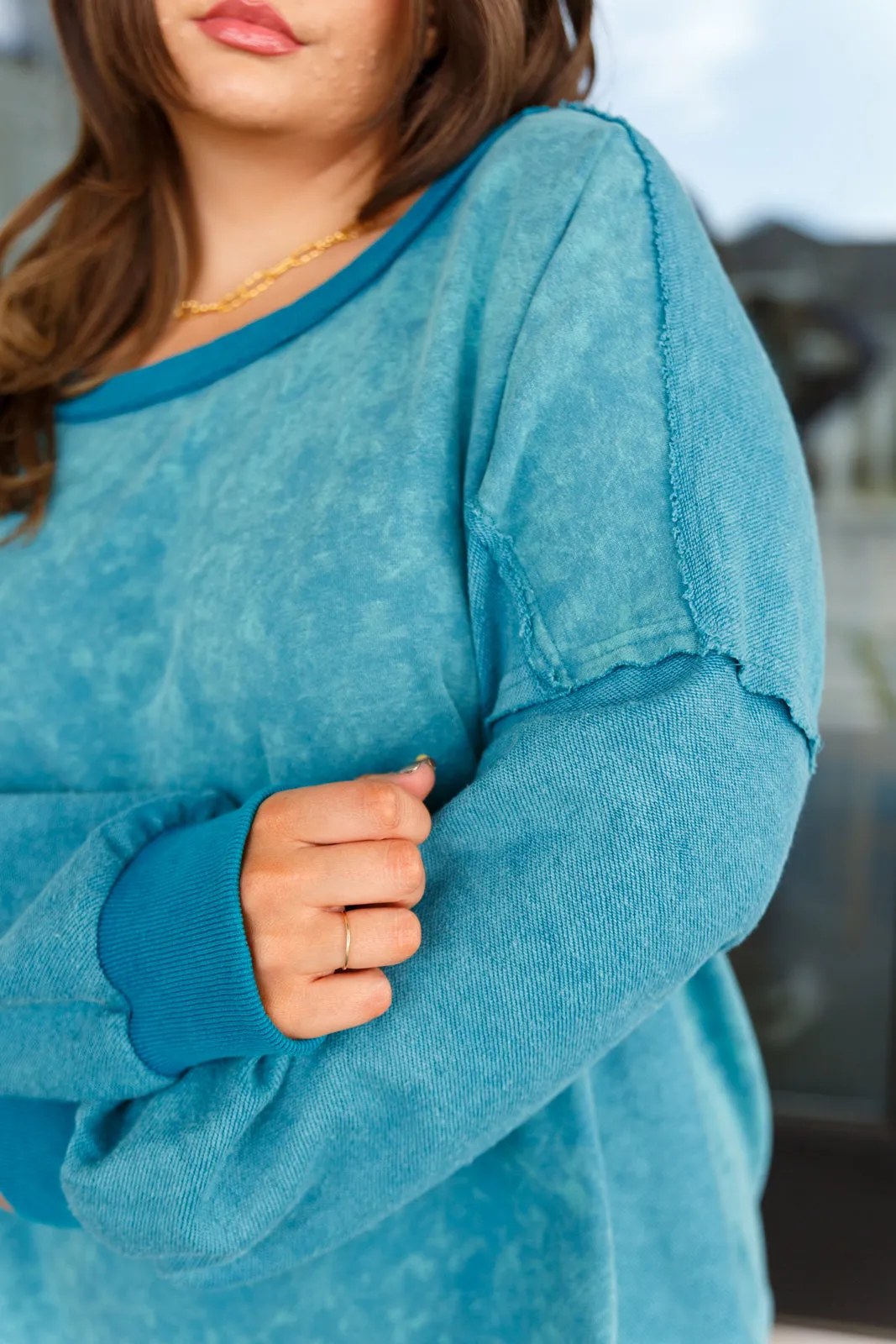 Ocean's Apart Mineral Wash Pullover