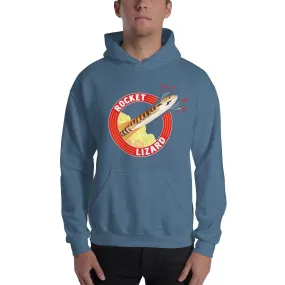 Rocket Lizard Hoodie, Blue Tongue Skink Pullover, Reptile Gift