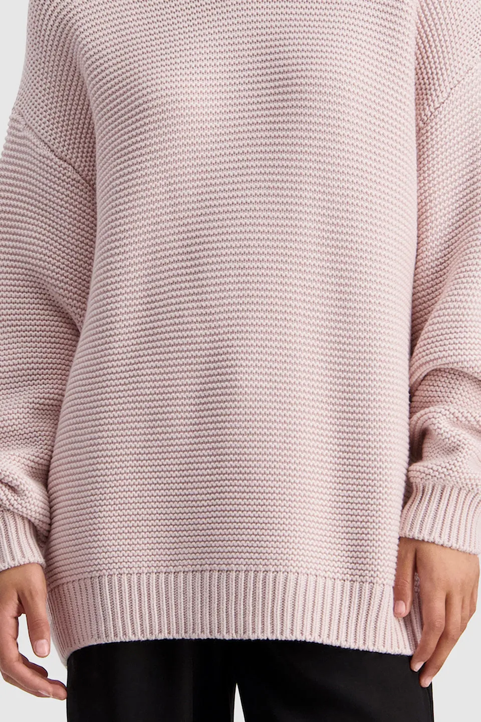 Rush Crew Neck Pink Sweater