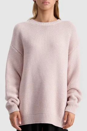 Rush Crew Neck Pink Sweater