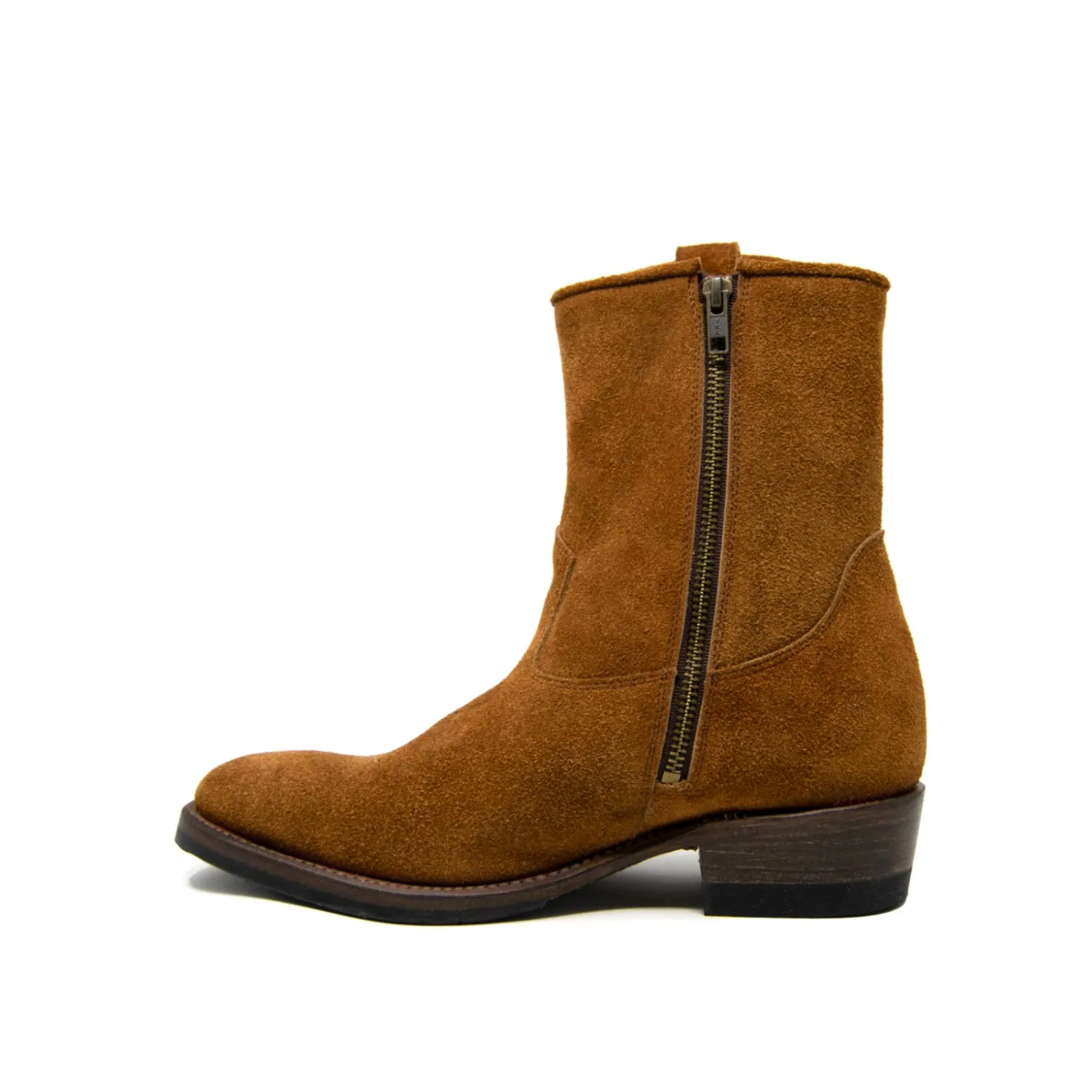 Santa Rosa x Snake Oil Provisions Heartbreaker Boot Tobacco Suede