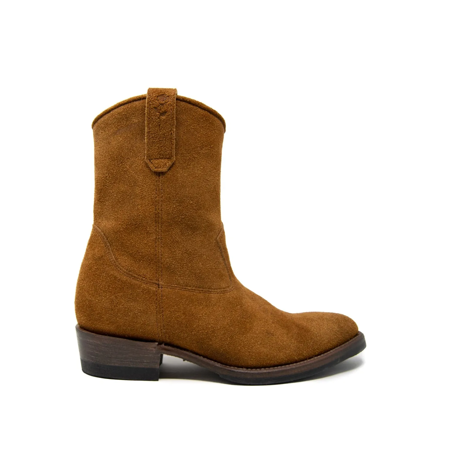 Santa Rosa x Snake Oil Provisions Heartbreaker Boot Tobacco Suede