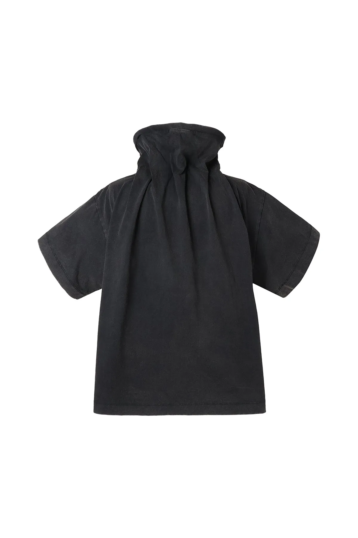 Sculpture Neck Top / Black