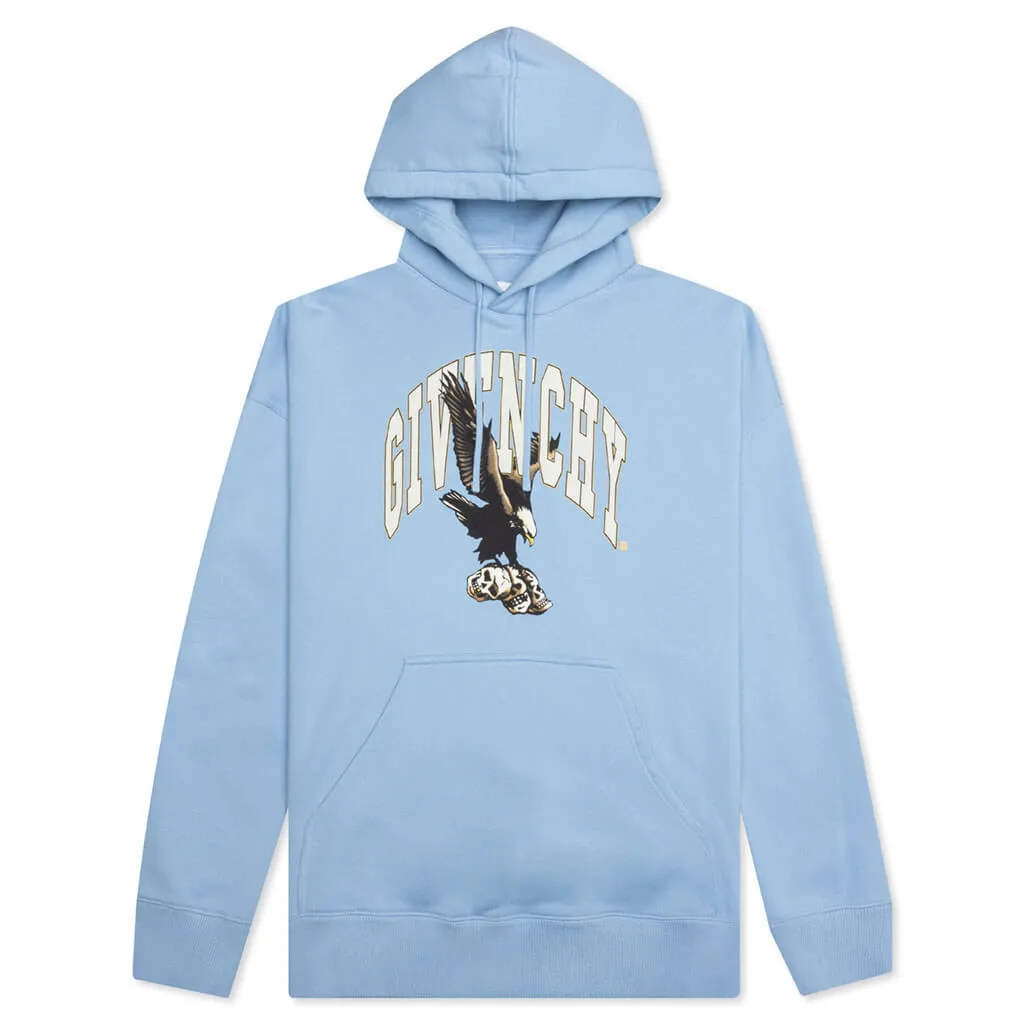 Slim Fit Hoodie - Light Blue