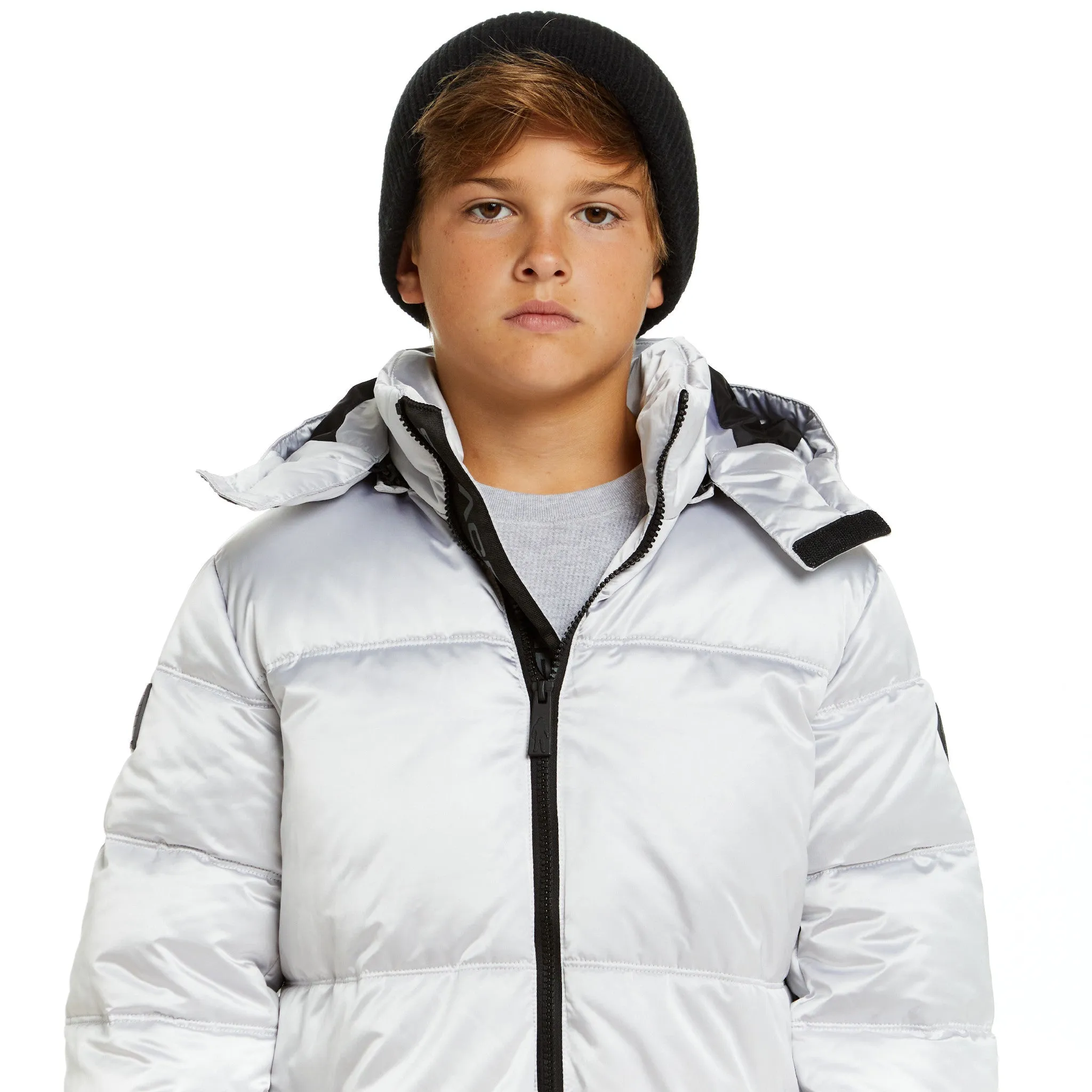 SPACEONE x Andy & Evan| Galactic Puffer Jacket | Galaxy White