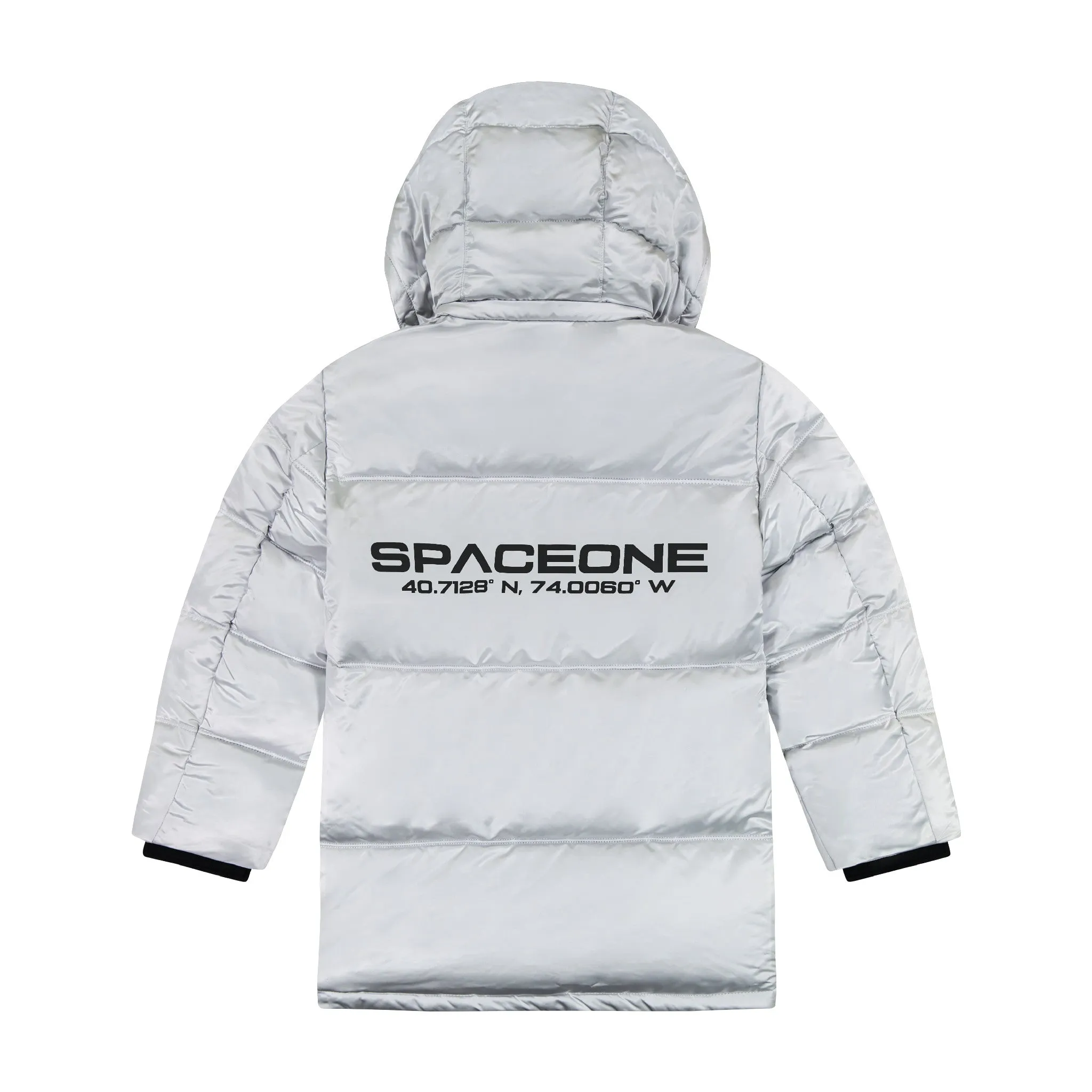 SPACEONE x Andy & Evan| Galactic Puffer Jacket | Galaxy White